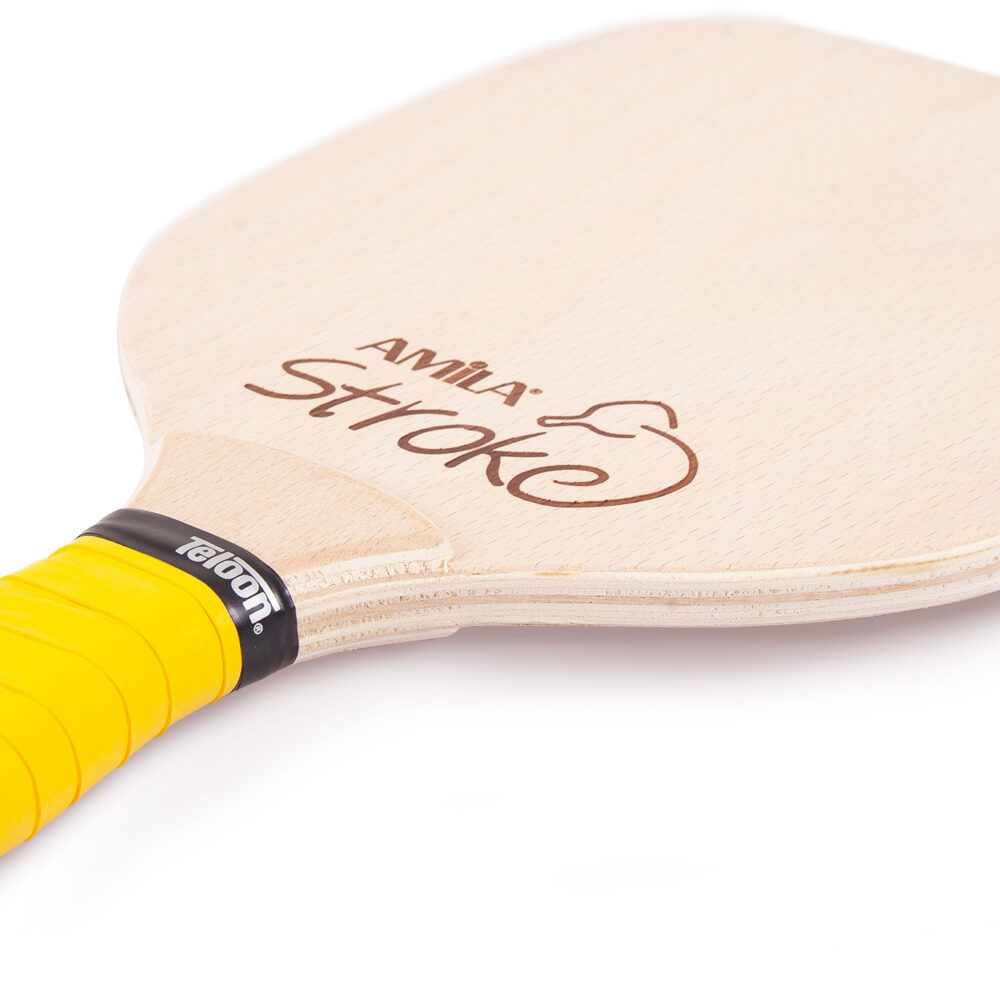 Ρακέτα Παραλίας AMILA Stroke 12mm 400gr Κίτρινο Grip