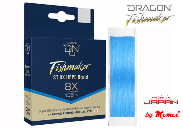 Fishmaker ST.8X HPPE 135m 0,06mm 6,20kg