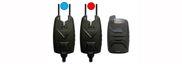 VADERX BITE ALARM SET 2+1 (RED BLUE)