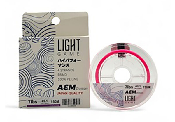 LIGHT GAME 150m X4 #0.4 LADY PINK 0.10mm