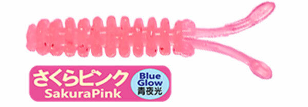 Aji Milk Squid Blue Glow Sakura Pink