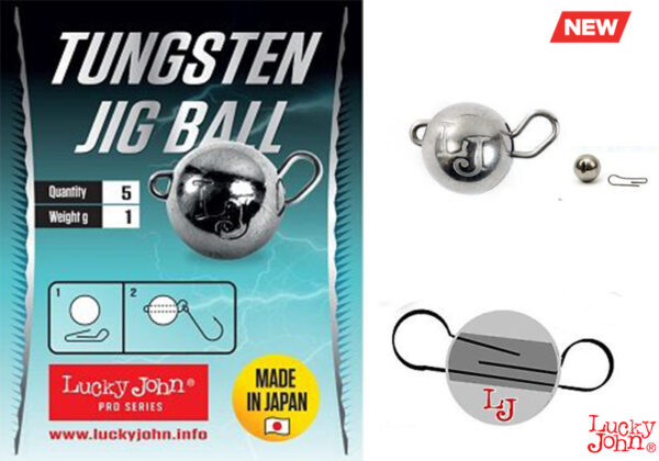 TUNGSTEN Jig Ball - 0.5gr