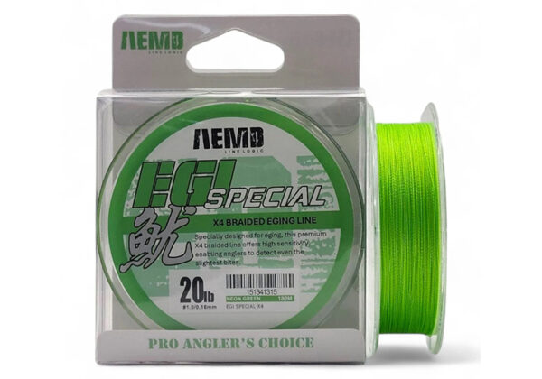 EGI SPECIAL 180m X4 #0,6 GREEN 0,12mm