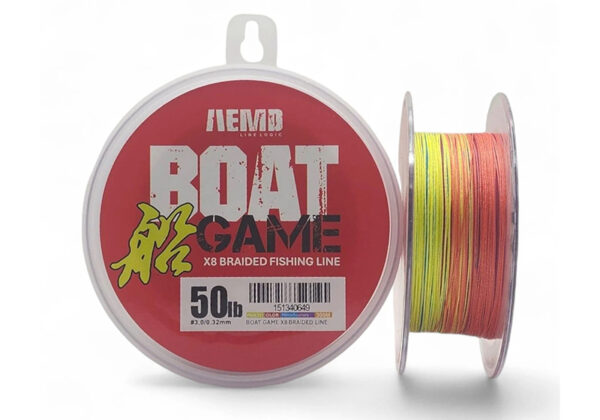 BOAT GAME 300m X8 #1.0 0.16mm MULTI COLOR