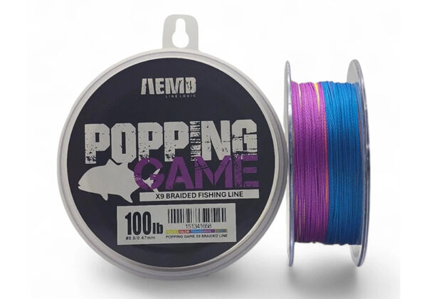 POPPING GAME 300m X9 #4,0 MULTI COLOR 0,32mm